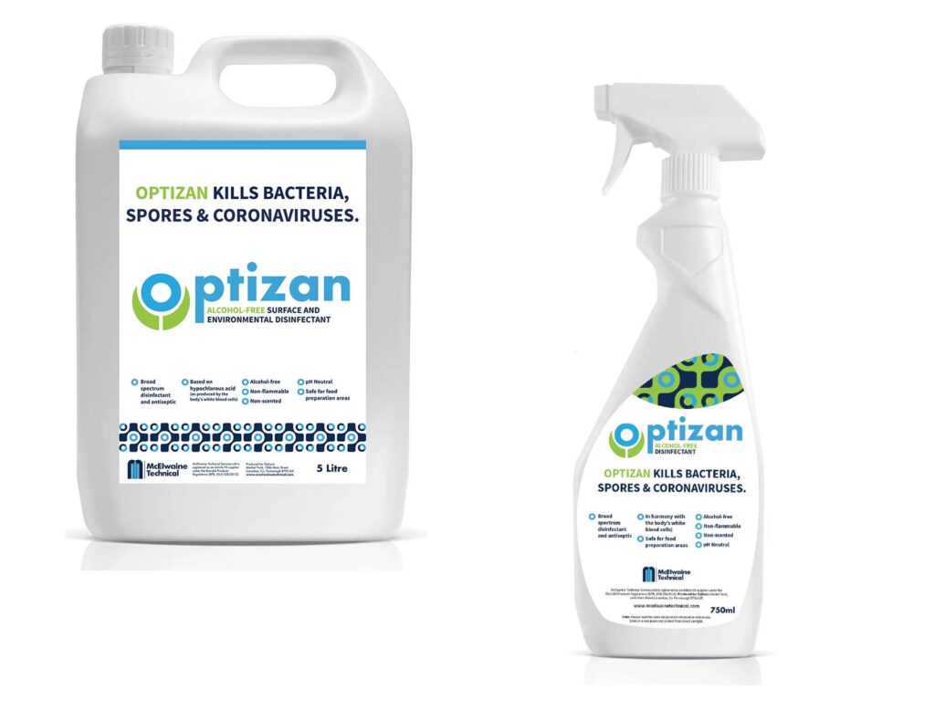 Optizan 5-litre and hand-help spray